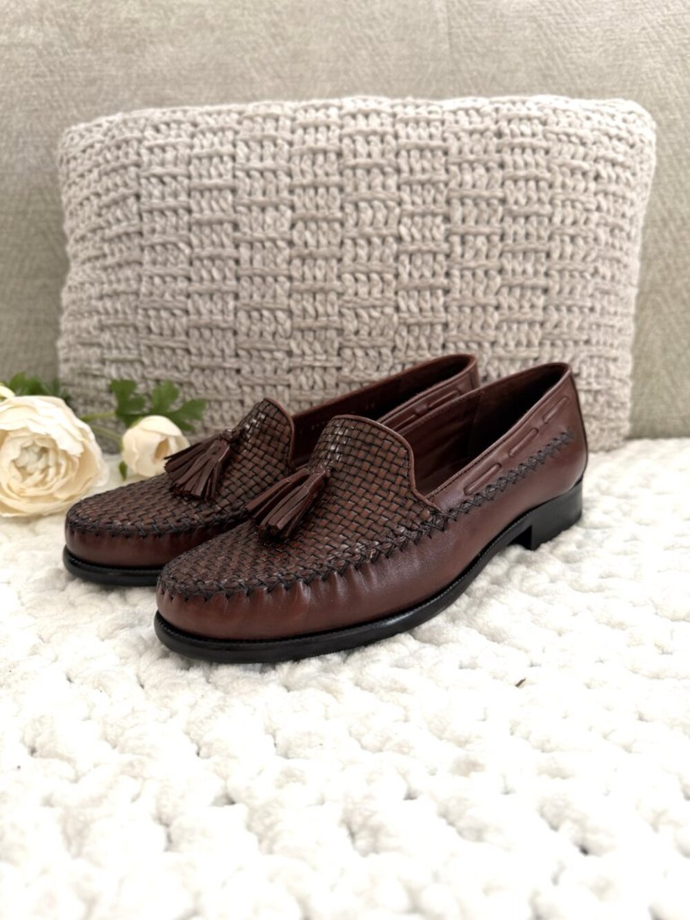NEW Cole Haan Country Tassel Loafers (Brown) 6.5